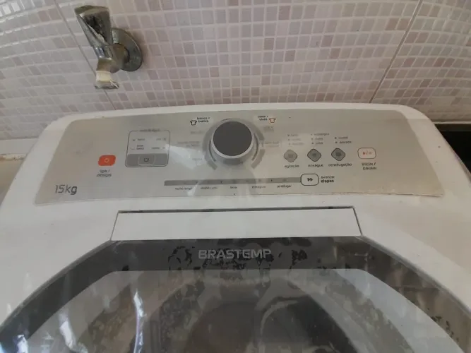 Máquina de lavar 15kg Brastemp