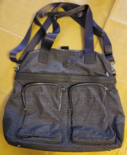 Bolsa Kipling Grande (Cinza)