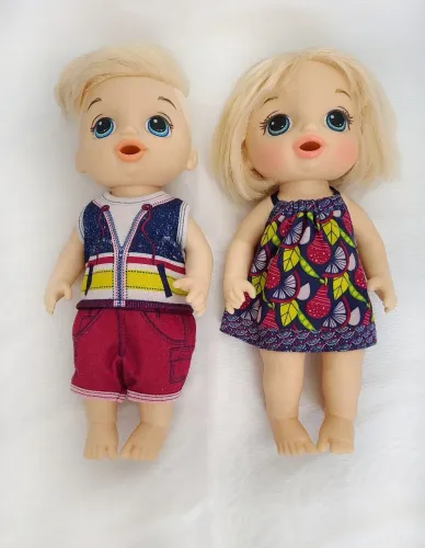 Bonecos Baby Alive Papinha Diveryida - menina e menino