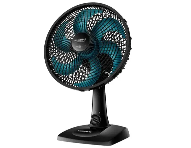 Ventilador de Mesa Mondial Super Power 30cm VSP-30-AP 60W 110V - Novo Lacrado