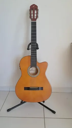 Violão Giannini Start SF-14 CEQ N Eletroacústico + Suporte