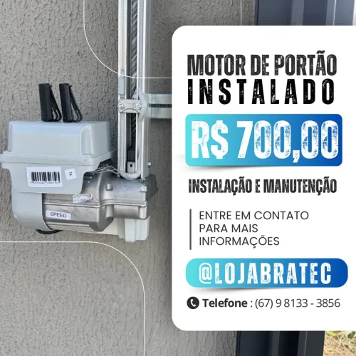 Motor para portão de elevação de 8 segundos (instalado)