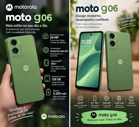 Moto g06 perfeito estado