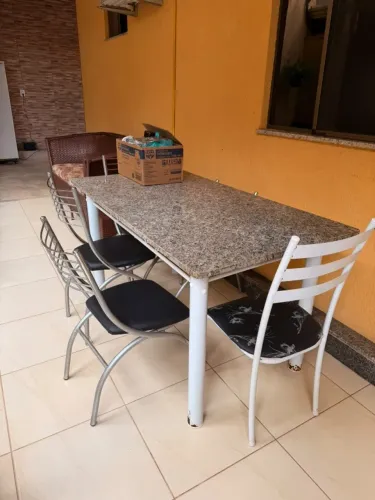 Conjunto de Mesa de cozinha 4 cadeiras