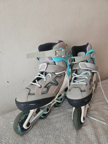 Patins Oxelo tamanho ajustável 35 ao 38 - Seminovo