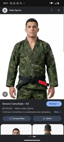 Kimono trançado 