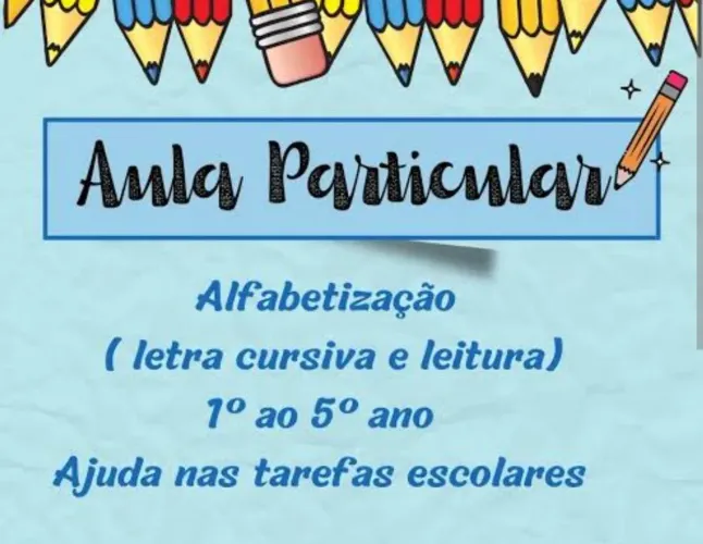 Aula de reforço escolar