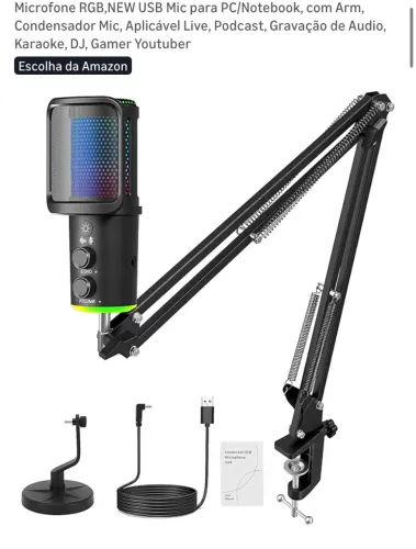 VENDO MEU MICROFONE DE MESA PARA PC