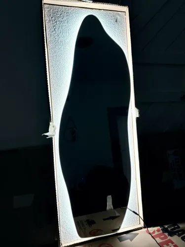 Espelho Orgânico Flame 100x35 COM LED (com suporte atrás)