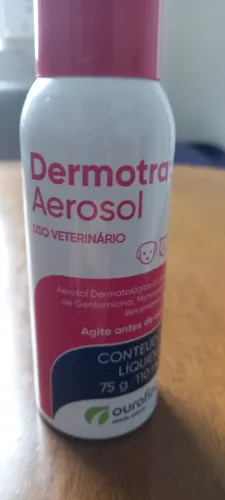 Dermotrat Aerosol Ourofino 110ml / 75g - Uso Veterinário