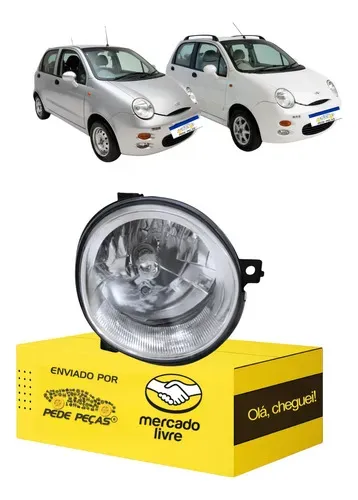 Farol Chery Qq 2011 2012 2013 2014 2015 Novo Ld Direito/passageiro