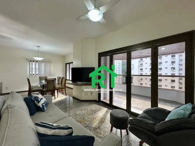 Apartamento com 3 quartos (3 suítes), 2 vagas, à venda em Pitangueiras, Guarujá.