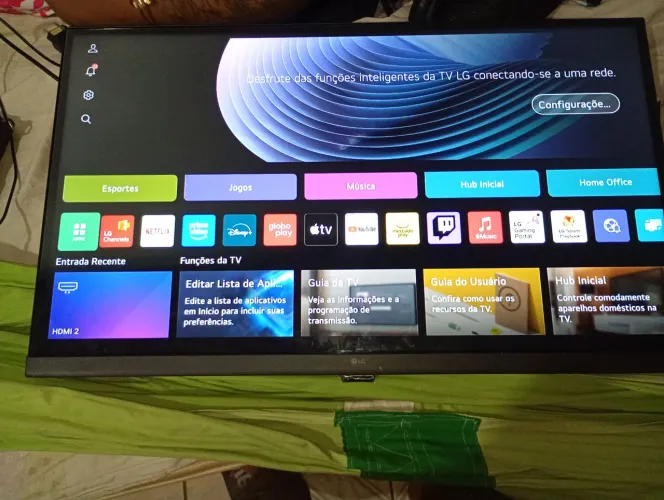 Vende tv smart LG webos inteligência artificial 32 plgd HD 750 reais