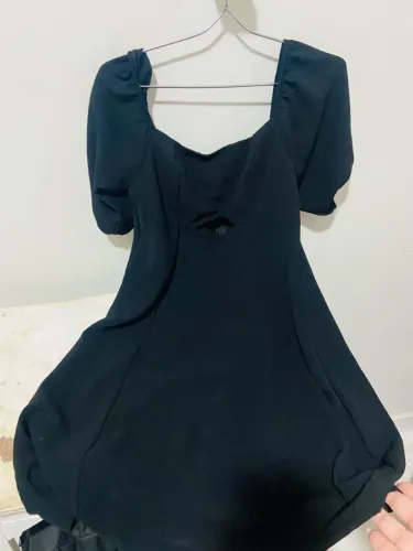 Vestido preto com forro