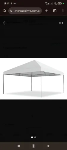 Tenda 4x4 galvanizada 