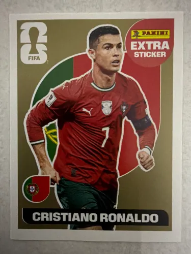 Figurinha da Copa 2026 LEGEND CR7 GOLD