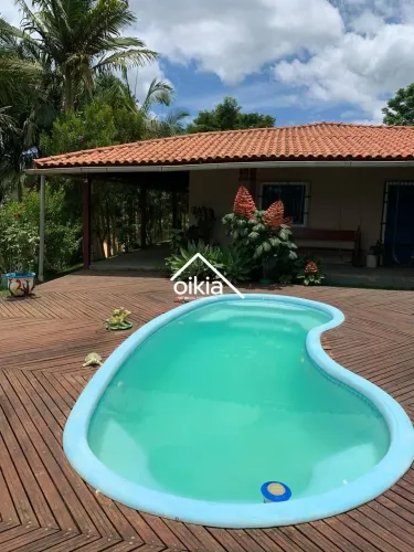 Sítio com piscina PORTEIRA FECHADA Domingos Martins