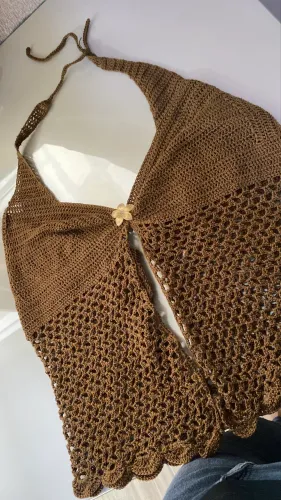 Blusa de crochê