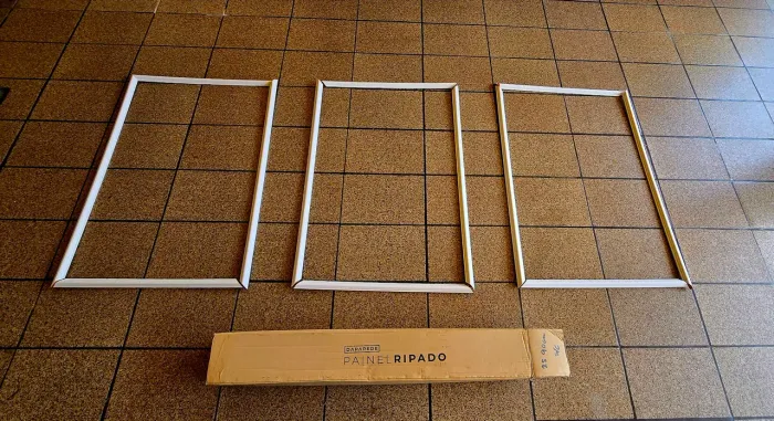 ?Kit Boiserie MDF Autocolante (Novo/Nunca Usado) ?