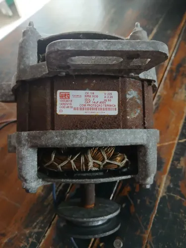 Motor máquina de lavar polia em V