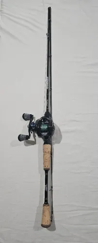 Carretilha Kastking Crixus Armor X + Vara Saint hammer 14lb