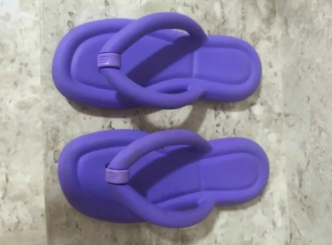 Chinelo Mini Melissa roxo Tam. 31