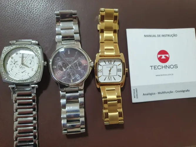 3 relógios Technos