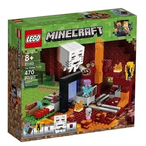 Lego Minecraft The Nether Portal 470 peças