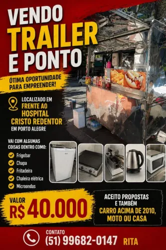 Carrosinha de lanches 