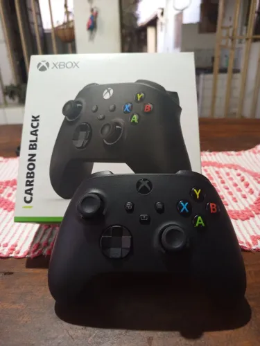 Controle Xbox One Carbon Black Original - Excelente Estado