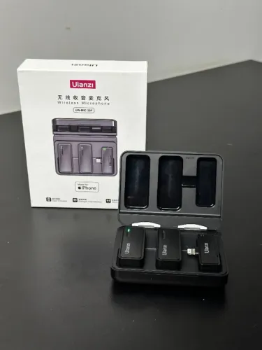MICROFONE LAPELA ULANZI UW-MIC 20P (ENTRADA LIGHTNIN)