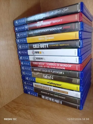 Lote jogos ps4 originais