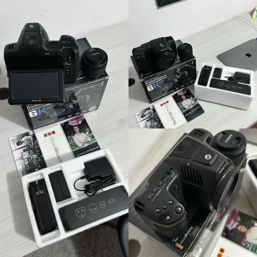 Blackmagic 6k pro + lente canon 50mm