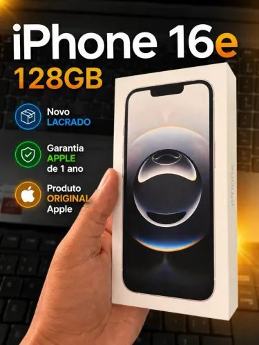 iPhone 16e Novo - Lacrado