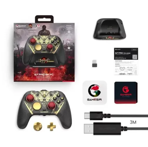 Controle Sem Fio GameSir G7 Pro 8K Edição Nioh 3 - Original - Lacrado