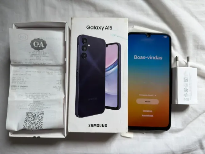 Samsung a15 256 com tudo original