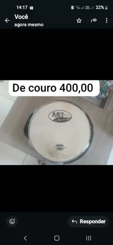 Pandeiro de couro