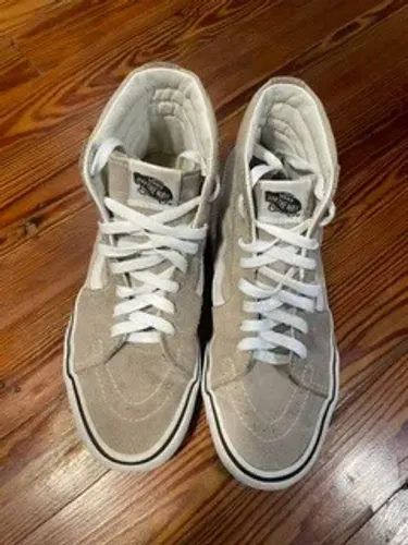 Tênis Vans Sk8-Hi Cano Alto Bege (Original) - Tam 37 (Excelente Estado)