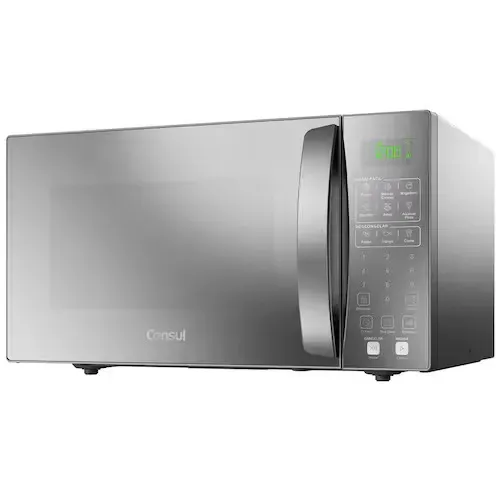 Forno de Micro-ondas Consul CMS46AR com Função Menu Fácil 32L - Prata - 110V