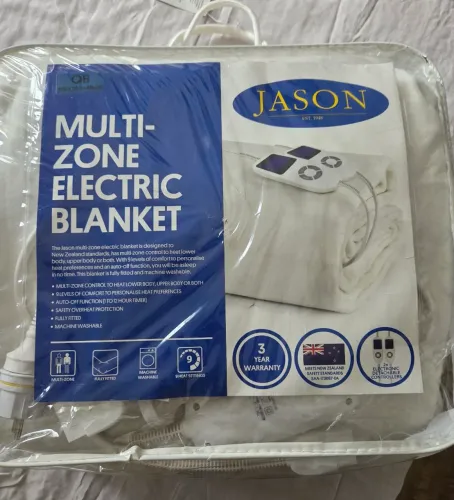 Capa aquecedora de colchão Jason Multi-Zone Electric Blanket