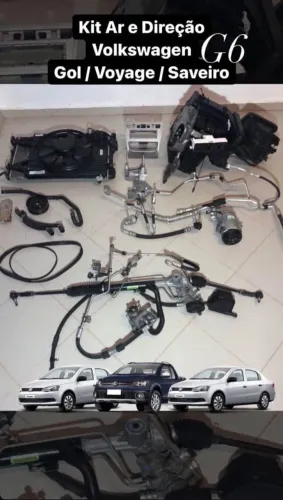 KIT AR E DIREÇÃO JÁ INSTALADO