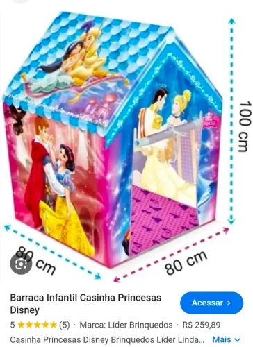 Cabana princesas Disney 
