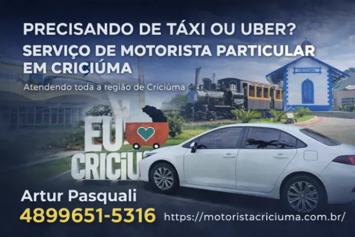 Motorista Particular Criciúma - Transporte Executivo 