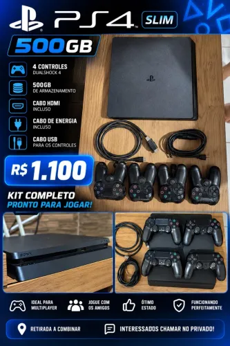 PS4 Slim 500gb