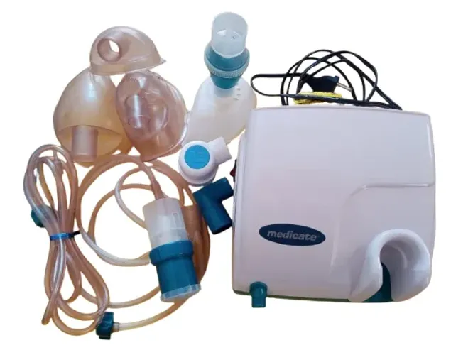 Nebulizador / Inalador Medicate - funcionando - completo