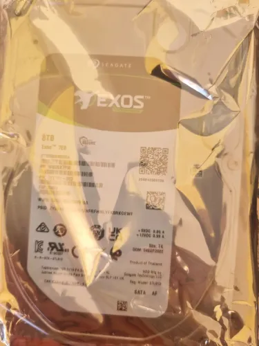 ? HD Seagate Exos Enterprise 8TB - Novo, Sem Uso - Lacrado