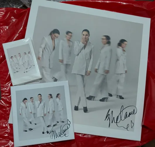 DISCO LP + CD + K7 Melanie C - Melanie C Autografado Purple