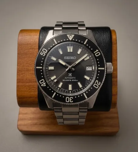 Relógio Seiko Prospex 1965 Heritage 62MAS Preto Novo