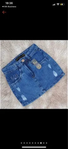 Saia jeans premium 