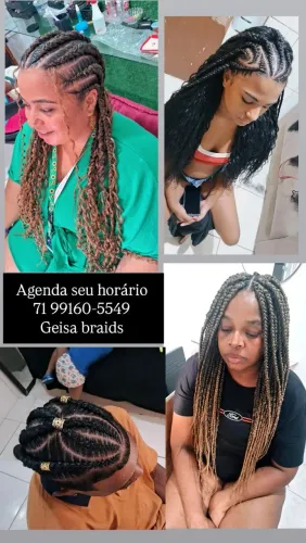 Trancista, em pau da lima
